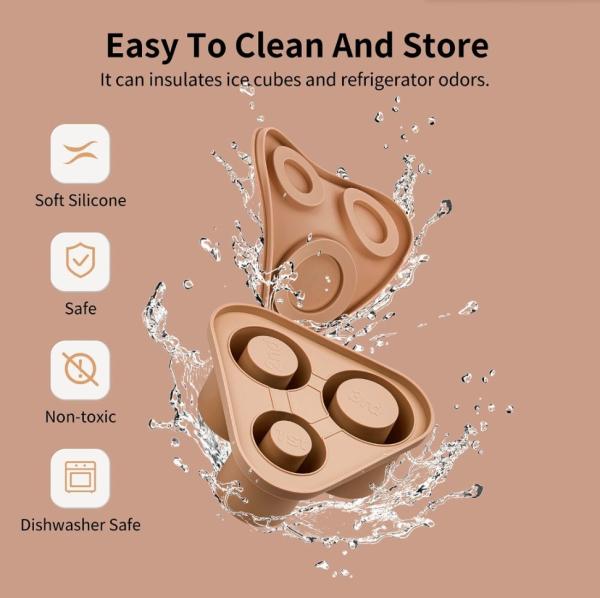 Meterial 100% Food Grade Silicone Kitchen Accessories for Tumbler Cup Ice Cream Makers