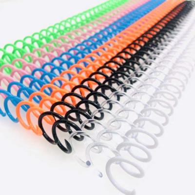Bobina plástica espiral com o diâmetro interno de 6.4-50MM, apropriado para o caderno