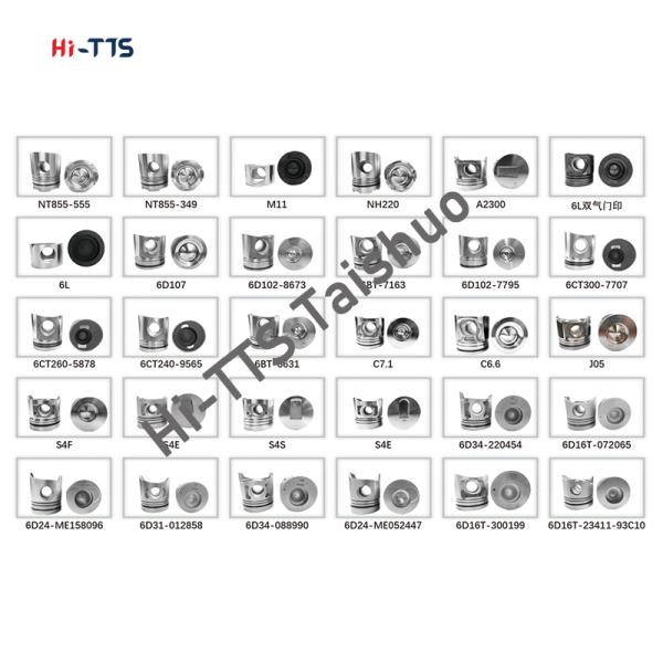 Motor de pistão BJ23116 119811-22080 3TNC78 Motor Diesel Diâmetro de pistão 78mm