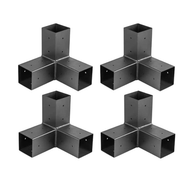 Easily Assembled 4x4 decorative wood pergola kit steel Pergola Corner Brackets