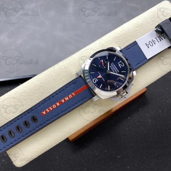 Panerai Luminor Luna Rossa PAM01342 44mm Blue Dial Textile Strap Watch