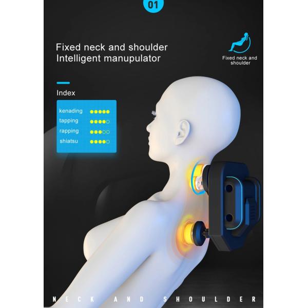 White Leather Electric Massage Recliner Chair SAA 4d Odm