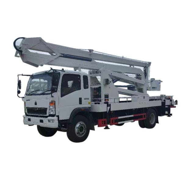 HOWO  4*2  Single-row Folding Arm High-altitude Work  Truck   Aerial Work Platform  Truck