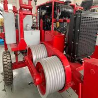 Couleur rouge Max Intermittent 6 Ton Hydraulic Puller Stringing Equipment de GS60KN