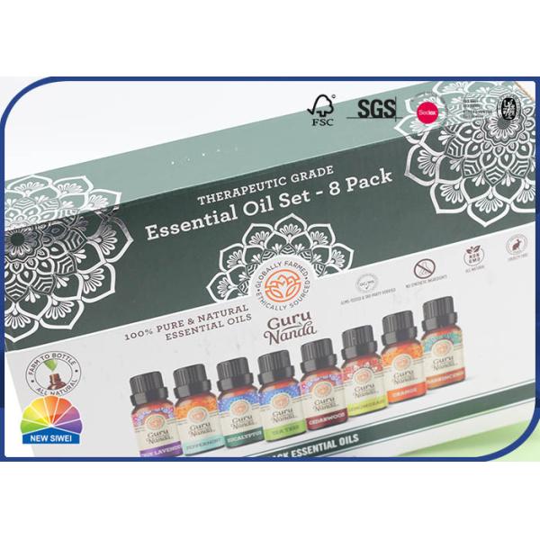 Decorated Cardboard Corrugated Packaging Box Silver Stamping With Tray