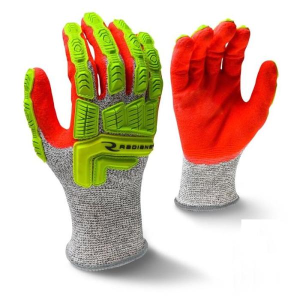 13G Oilfield Safety Work Cut Proof Work Gloves Anti Vibration Heavy Duty Impact Gloves