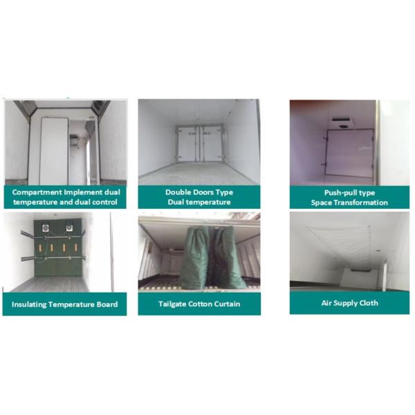Medium Bearing Capacity Refrigerated Semi Trailer Solution for Frozen Food Transport