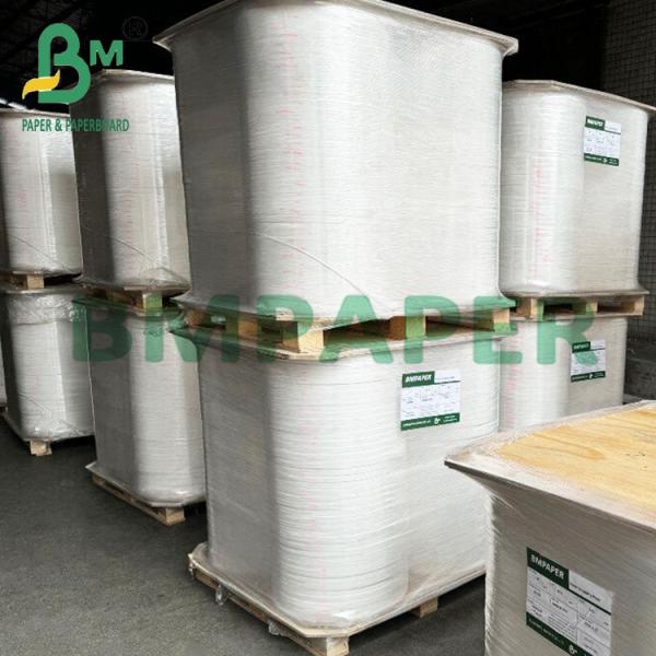25mm x 1000m Food Grade Wrapping Straws White Paper With Jumbo Roll 28g 25 mm x 1000 m palhinhas de embalagem de qualidade alimentar Papel branco com rolo Jumbo 28g