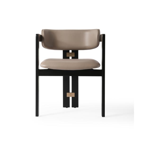 Cadre en acier inoxydable Chaise de bureau en cuir Fonctionnel