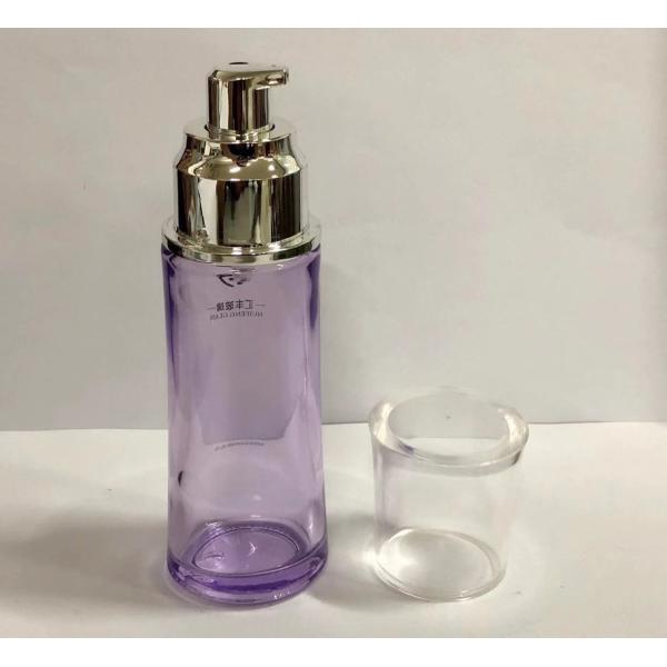 la pompe 100ml en verre commerciale met l'OEM en bouteille de empaquetage cosmétique fait sur commande de bouteilles de lotion