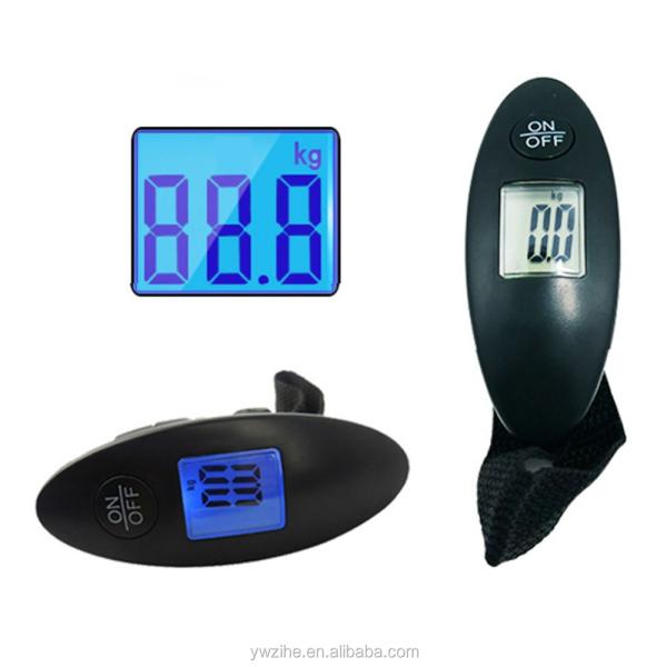 Portable LCD Digital Electronic Luggage Scale 40kg/100g Handled Travel Bag Weighting Battery Powered Button Battery Yes