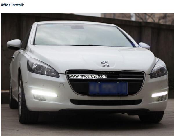 Peugeot 508 DRL LED Daytime Running Light car driving daylight company