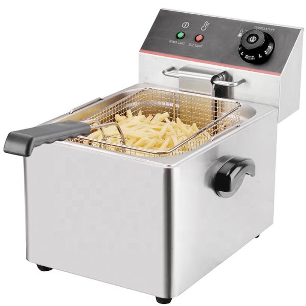 Непривязчивые газовые фритюрники для коммерческих отелей Промышленная фритюрная машина после обслуживания