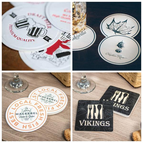 Natural Wood Pulp Uncoated Coaster Paper 0.7MM 1MM For Beer Mat Pads Каботажное судно бумажные 0.7MM естественной древесины без покрытия 1MM для пусковых площадок циновки пива