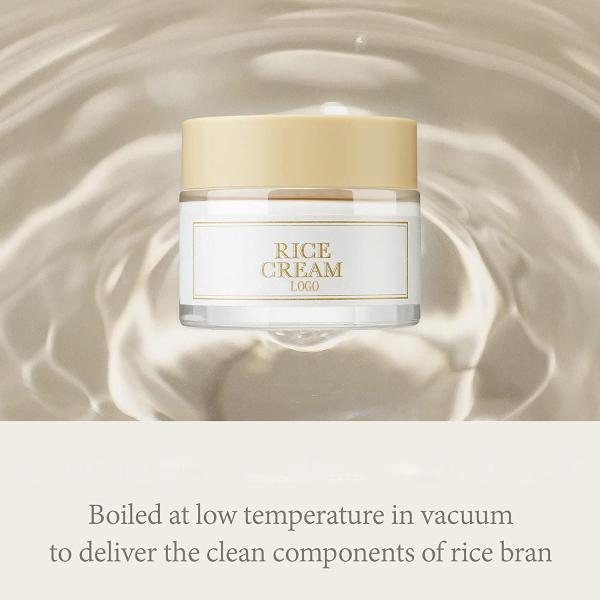 Moisturizing Face Cream For Dry Skin Tightening Natural Rice Facial Moisturizing Lotion