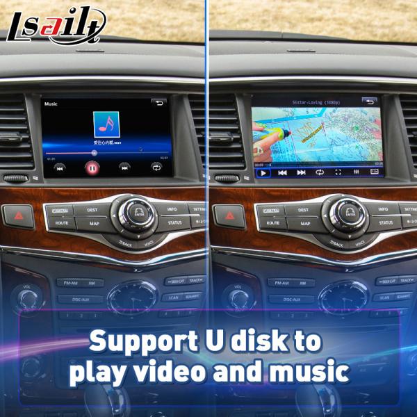 Экран дюйма HD Carplay 8 беспроводного андроида автоматический для Infiniti QX80 QX56 2011-2017