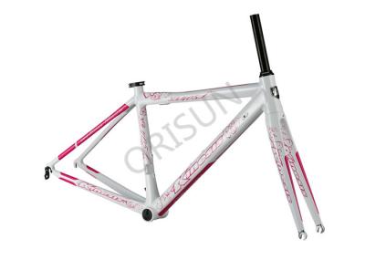Compact Structure Ladies Road Bike Frame 49cm With Inner Cable Routing