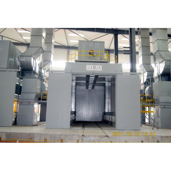 Water Rotation Painting Booth Spray Booth In Military Vehicle Paint Production Lines