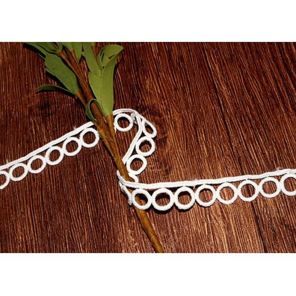 Отделка шнурка гипюра Венеции француза круга с поли волокном молока для азо блузки освобождает