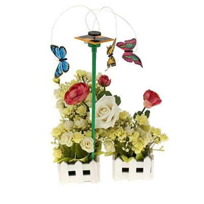 Artificial Solar Powered Butterfly Solar Insect Toys Waterproof For Decoration DIY