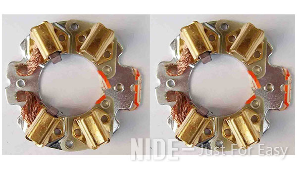 Части 4.5*19.4*12.3 электрического двигателя держателя щетки углерода стартера автомобиля запасные