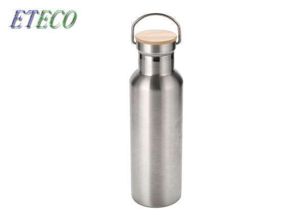 Metal Sport Double Walled Drink Bottle , Travel Vacuum Flask Water Bottle