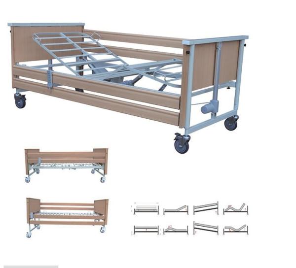4 Motors Hospital Type Beds For Home , Single Adjustable Beds For The Elderly 