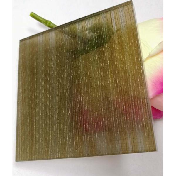 Tejido decorativo Vidrio laminado / malla metálica Vidrio laminado Fabricantes de vidrio de doble panel Vidrio templado Vidrio endurecido insonorizado