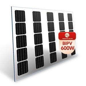 Photovoltaic Facade Building Integrated Pv System Solar Panel 600W