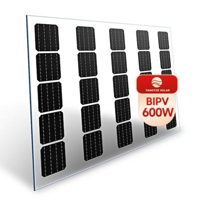 Photovoltaic Facade Building Integrated Pv System Solar Panel 600W