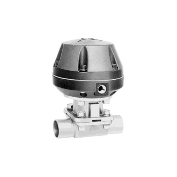 High Pressure Diaphragm Valve , Stainless Steel Pneumatic Actuator Diaphragm Valve
