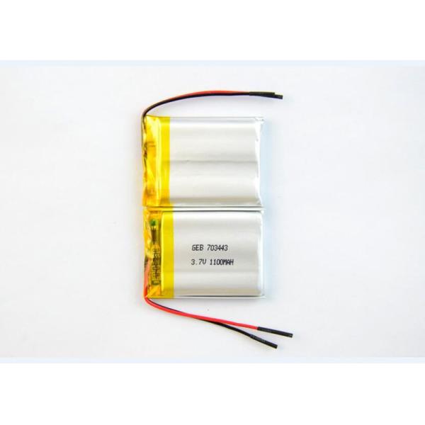 модель 703443 батареи полимера иона лития 1100mAh 3.7V перезаряжаемые