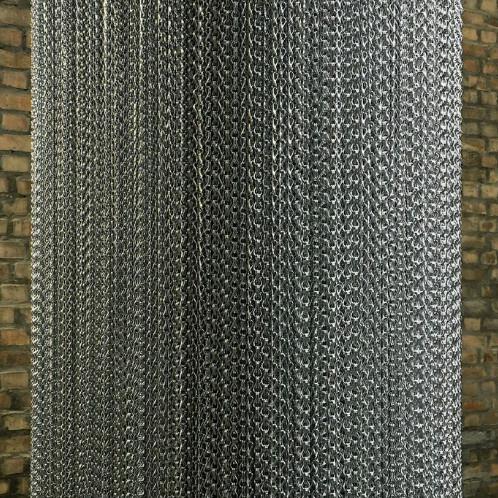 Semi Private Rectangular Aluminium Chain Door Fly Screen Curtain For Doorways