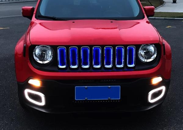 Fog Lamp Frame with Daytime Running Lights Led for JEEP Renegade 2016 2017