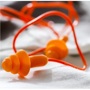 Safety Silicone Reusable Ear Plugs with Slow Rebounded PU Foam for Noise Reduction and Customized Color