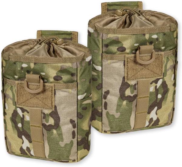 Molle Dump Pouch, Tactical Slingshot Ammo Pouch Foldable Mag Dump Pouch Magazine Utility Roll Up Wiast Bag Drawstring