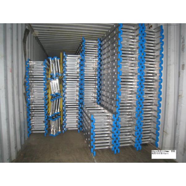 18 Steps Straight Scaffold Step Ladder , Industrial Platform Ladder Safety