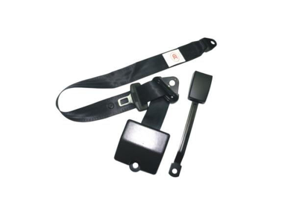 Black Car Safety Belt Automatic Emergency - Lock 3 Point Kit With Steel Rope Lock