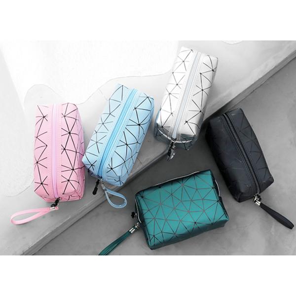 Portable lady large capacity simple waterproof travel small lipstick cosmetics storage makeup bags