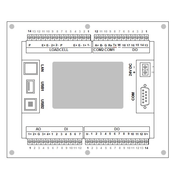 Touch Screen Checkweigher Load Cell Controller