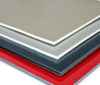 panneau composé en aluminium de 4mm ACP avec le revêtement 2440mm de PVDF pour le revêtement de mur extérieur