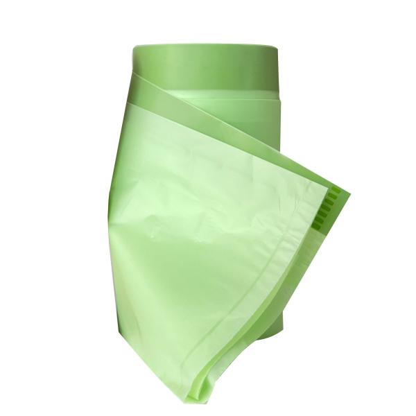 Eco Friendly Compostable Garbage Bags Heavy Duty Kitchen Drawstring Trash Bags