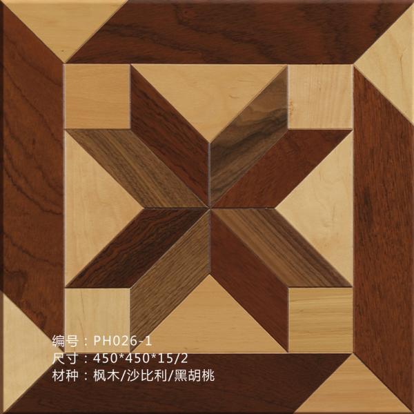 Durable Parquetry Tiles Panels In Engineered Wood Flooring Customization