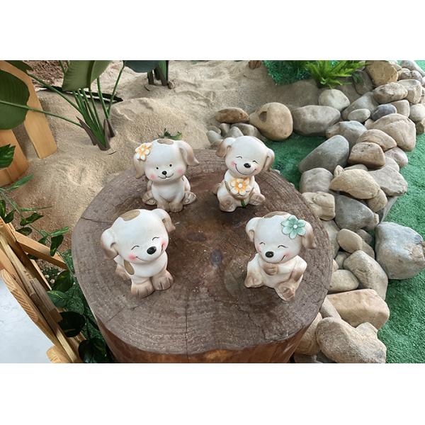 Изготовленный на заказ сад гончарни орнаментирует оформление сада Handmade щенка керамическое