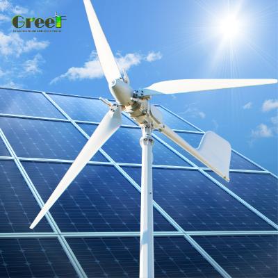 Auto Brake Stop Method Horizontal Wind Turbine With FRP Blades And 5-30kW Rated Power
