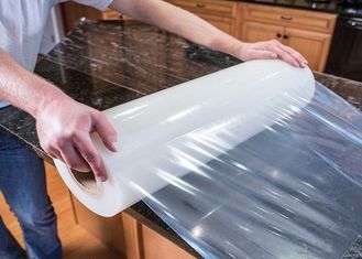No Residue PE Marble Protection Film , Temporary Protective Film For Ceramic