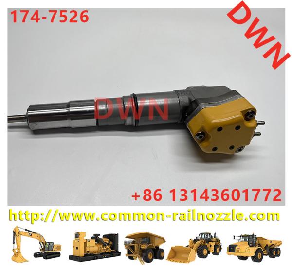 Machine à creuser 3412E moteur injecteur de carburant diesel 174-7526 1747526 pour C-A-T