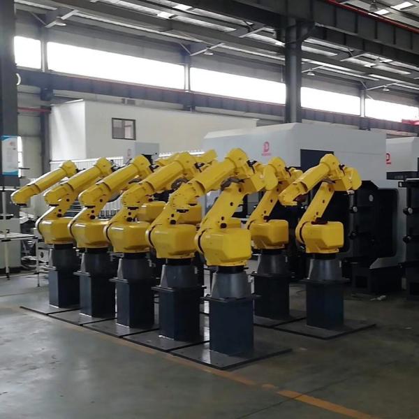 Шлифовальный станок робототехнической поверхностной руки CNC автоматический для штуцера Faucet плавильни