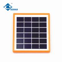 o vidro da eficiência elevada de 2W 6V laminou o painel solar de vidro transparente solar de painel ZW-2W-6V