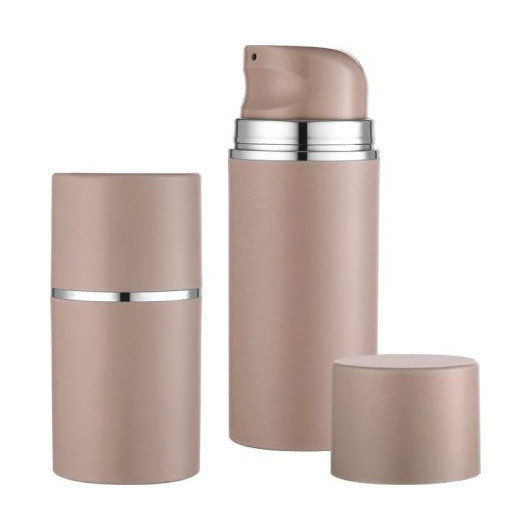 JL-AB111B 50ml 100ml PP Airless Pump Container Bottle With Snap On Pump